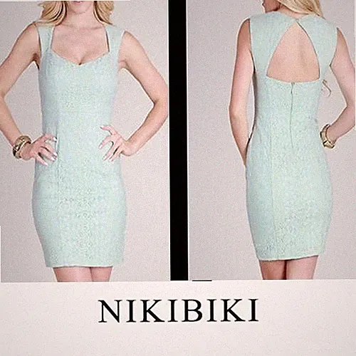 NEW Nikibiki Green Queen Anne Dress Size Small, Medium or Large